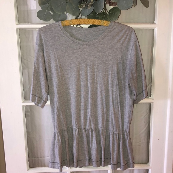 lululemon athletica Tops - Lululemon gray short sleeved shirt.